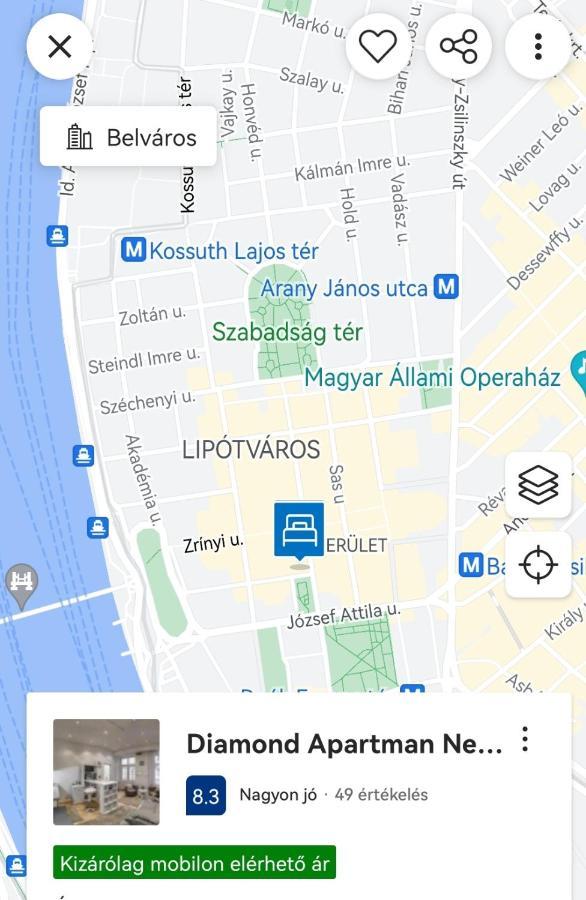 Diamond Apartman Near To Basilica Budapest Ngoại thất bức ảnh